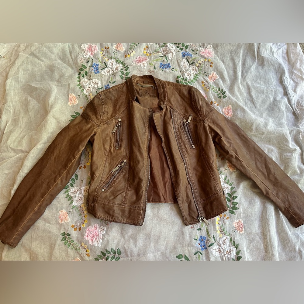 J2 faux leather coat. Size small